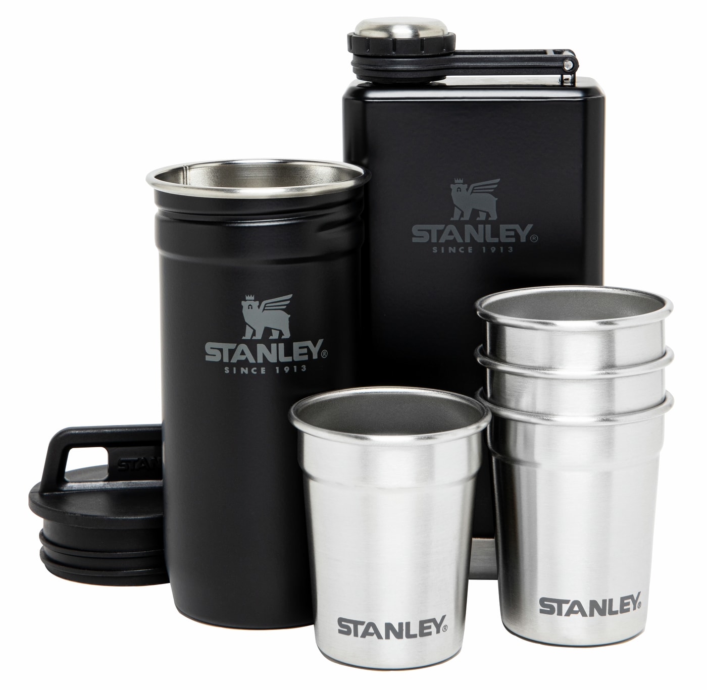 STANLEY DRAMMEGLASS SETT + FLASKE